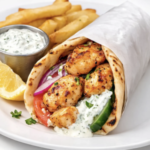 Chicken Souvlaki Wrap