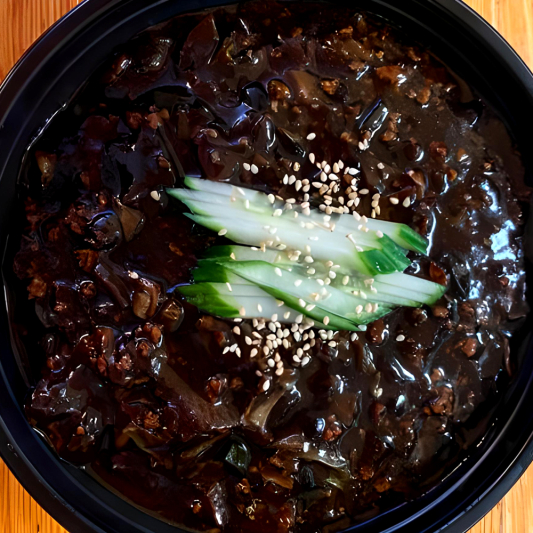 Beef Black Bean Noodles (Jjajangmyeon)