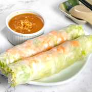 2. Shrimp Salad Roll (2 pcs) (Gỏi Cuốn) (蝦子沙拉捲)