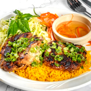 47. Grilled Lemongrass Chicken with Fried Rice (Cơm Chi&ecirc;n G&agrave; Ướp Sả) (香茅雞炒飯)