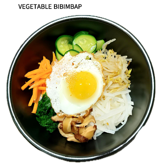 Vegetable Bibimbap / 야채 비빔밥