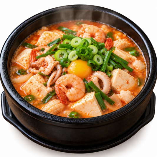 11. Seafood Soon Tofu Soup 해물순두부 