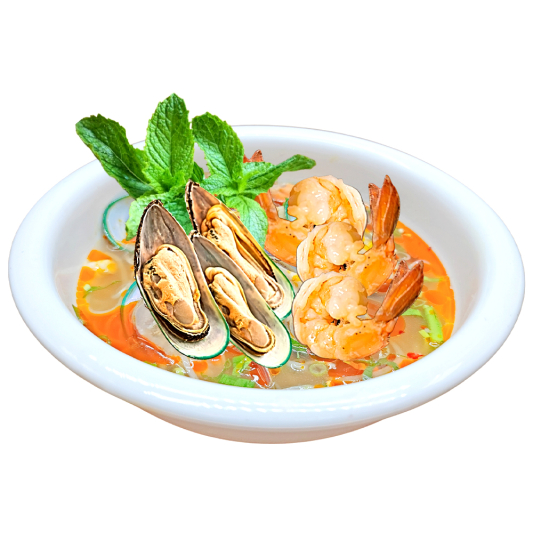 9. Hot and Sour Seafood Medley Pho