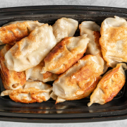 D2. Pork and Chive Pot Stickers (12 pcs)