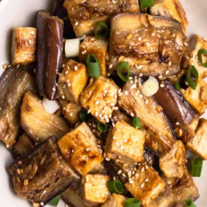 G8. Eggplant with Organic Tofu