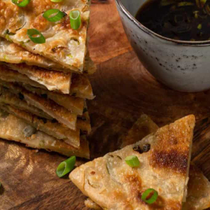 G2. Fried Green Onion Bread