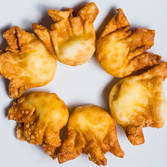 A8. Cream Cheese Wontons (6 pcs)