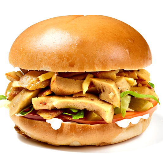 Shaw Shaw Chicken Burger + Fries