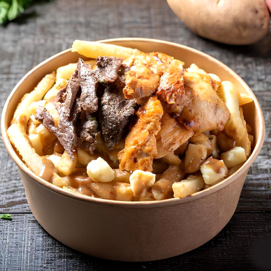 Barak's Beef + Chicken Poutine Bowl