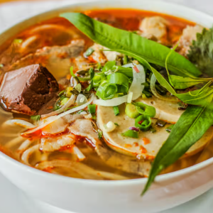 Spicy Pork & Beef Noodle Soup (Bun Bo Hue)
