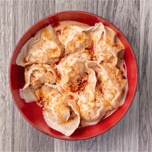 Wonton sauce s&eacute;same / Sesame Sauce Wonton / 麻酱拌馄饨