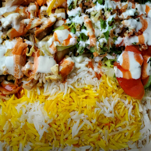 Chicken Rice with Salad