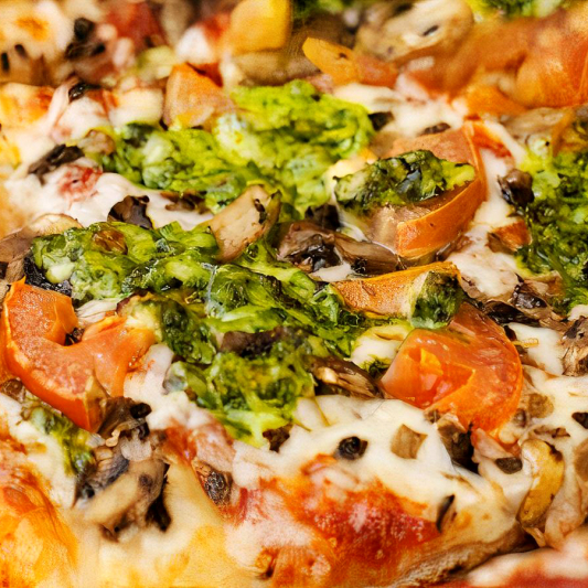Pesto Veggie Pizza