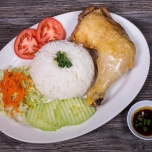 Fried Chicken with Butter Rice