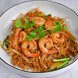 Shrimp Pan Fried Noodles