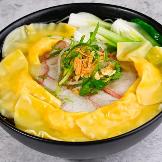 Egg Noodle Wonton and BBQ Pork