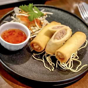 Pork Spring Rolls (3 pcs)