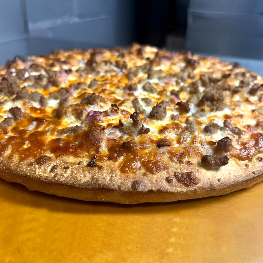 Bacon Cheeseburger Pizza
