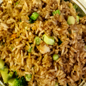 Riz frit aux l&eacute;gumes / Fried Rice with Vegetables