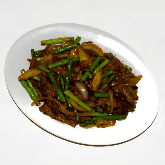 B&oelig;uf saut&eacute; &agrave; la sauce xo / Beef with XO Sauce