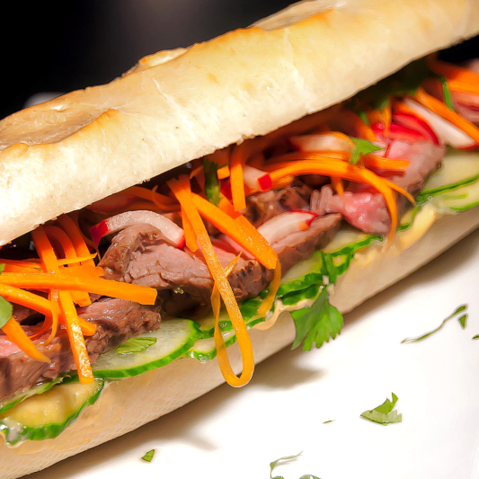 Banh Mi Bo Luc Lac