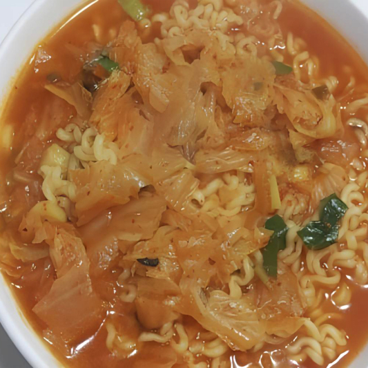 Ramen, Kimchi and Egg