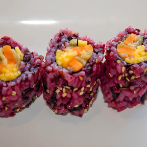 Mangue patate douce hosomaki (6 mcx) / Mango Sweet Potato Hosomaki (6 pcs)