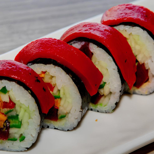 V&eacute;g&eacute;tarien maki (8 mcx) / Vegetarian Maki (8 pcs)