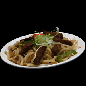 Udon saut&eacute; au boeuf / Beef Udon