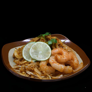 Pad tha&iuml; aux crevettes / Shrimp Pad Tha&iuml;
