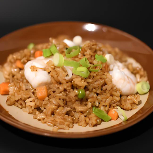 Riz frit aux crevettes / Shrimps Fried Rice
