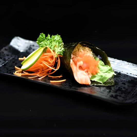 Temaki sakana &eacute;pic&eacute; (1 mc) / Spicy Sakana Temaki (1 pc)