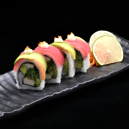 Arc-en-ciel maki (8 mcx) / Rainbow Maki (8 pcs)