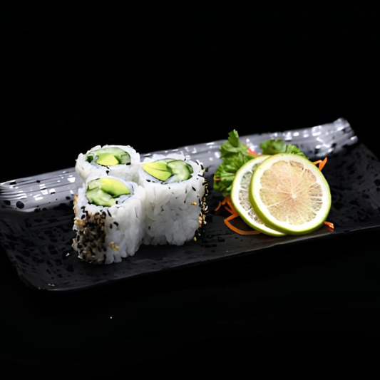 Hosomaki avocat et concombre (6 mcx) / Avocado and Cucumber Hosomaki (6 pcs)