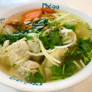 30. Egg Noodles with Wonton and Veggies