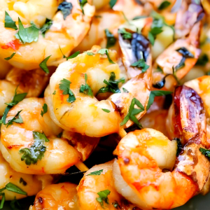 Grilled Prawn Skewers (2 Skewers)