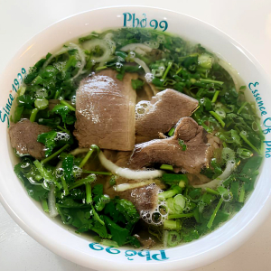 3. Noodle Soup with Well-Done Flank