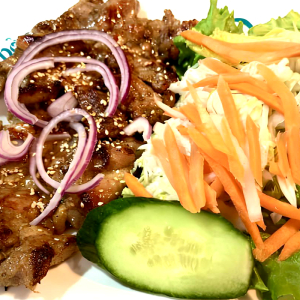 60. Rice with Grilled Lemongrass Chicken