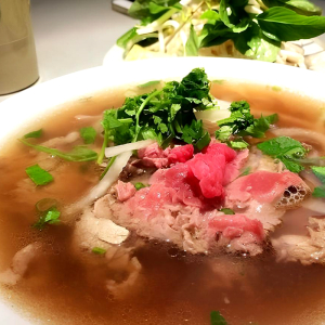 1. Noodle Soup with Steak