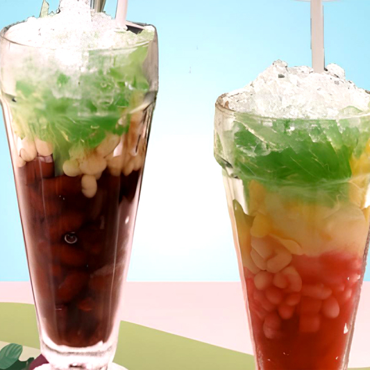 Jelly Palm, Jackfruit, and White Bean Pudding