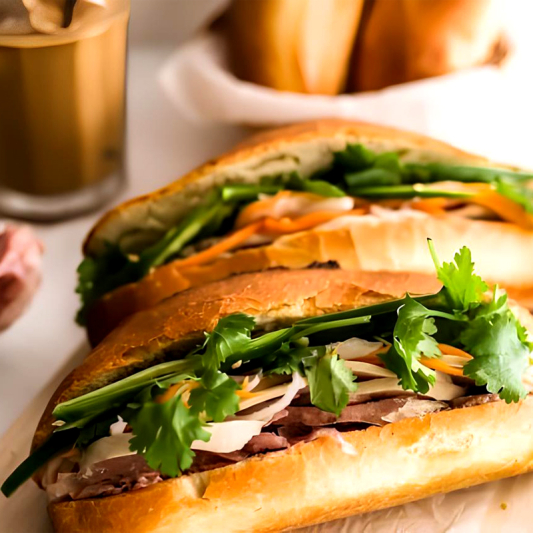 46. Grilled Minced Pork Banh Mi