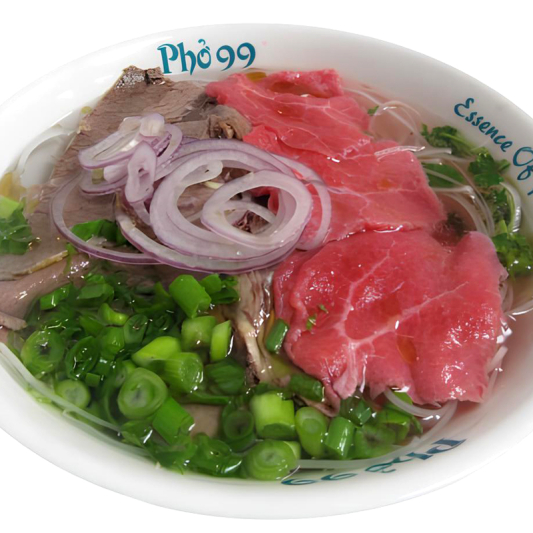 2. Noodle Soup with Steak and Well-Done Brisket