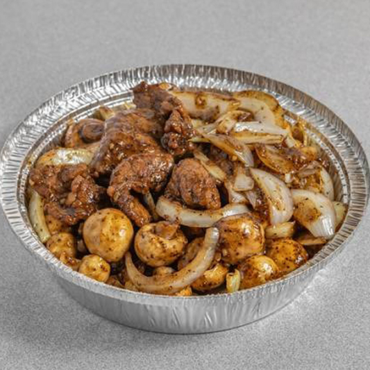 69. Beef with Black Pepper Sauce on Hot Plate