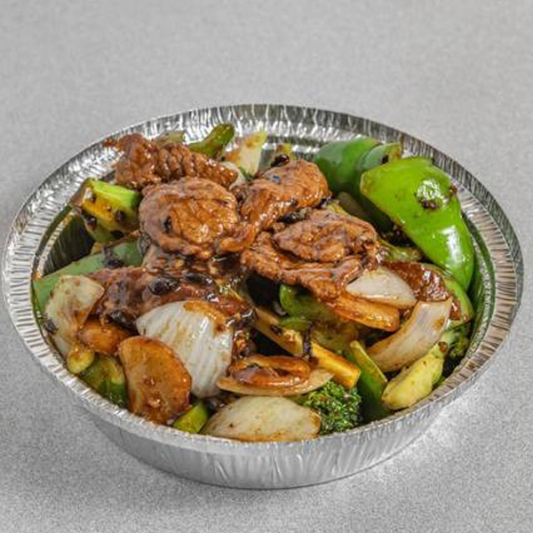 23. Beef with Vegetables in Black Bean Sauce
