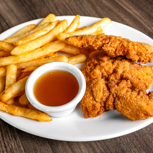 Tenders (3 pcs) with a Side and Plum Sauce (2oz)