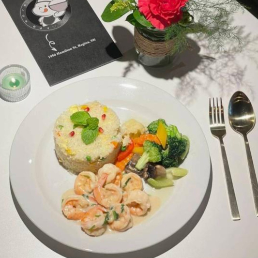 20. Shrimp Salted with Coconut Milk / 20. Crevettes sal&eacute;es au lait de coco