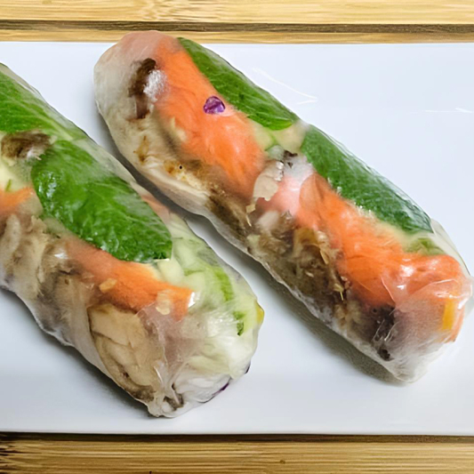 02. Grilled Lemongrass Chicken Roll / 02. Rouleau de poulet grill&eacute; &agrave; la citronnelle