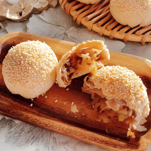 Shanghai Crab Shell Pastry (2 pcs) 上海蟹壳黄 (2个)