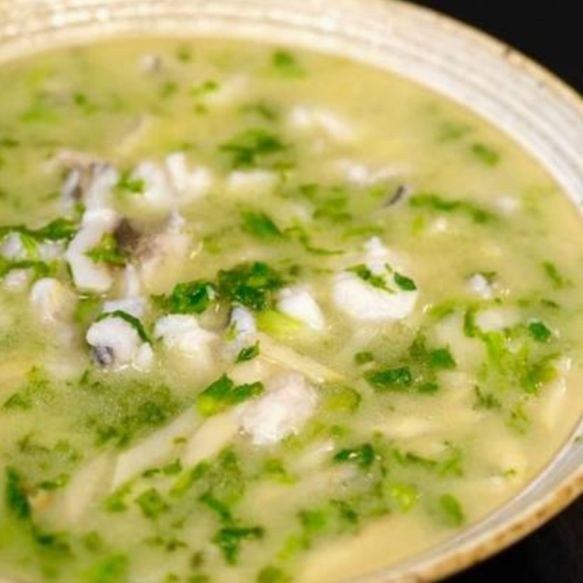 Shepherd's Purse and Yellow Croaker Soup 荠菜黄鱼羹