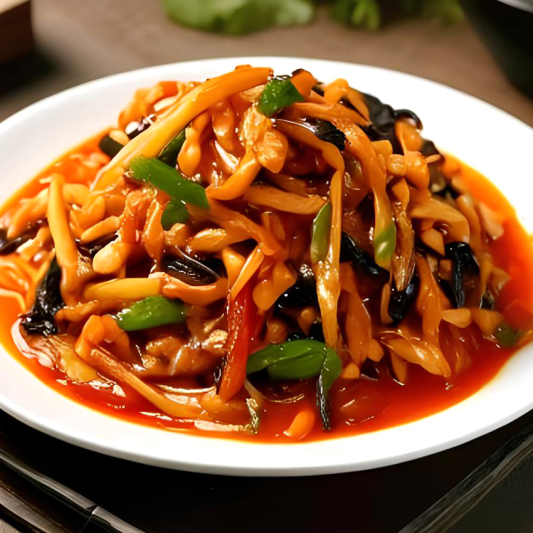Shredded Pork in Szechuan Chilli Sauce 鱼香肉丝